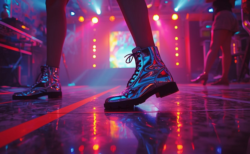 Jive In Chrome Boots